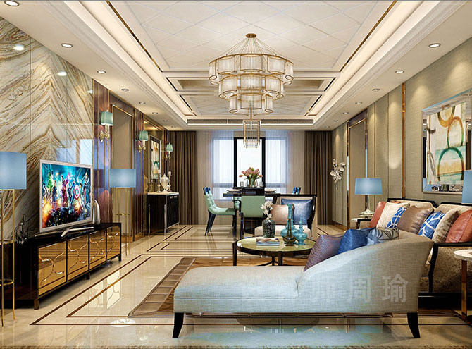 色色内内世纪江尚三室两厅168平装修设计效果欣赏